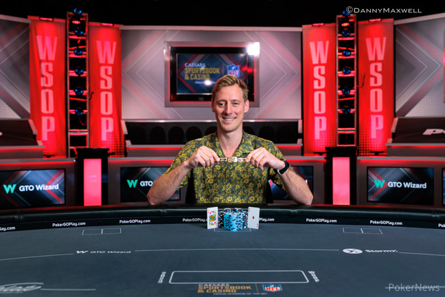 Poker Professional Jans Arends Wins 2023 WSOP $100k